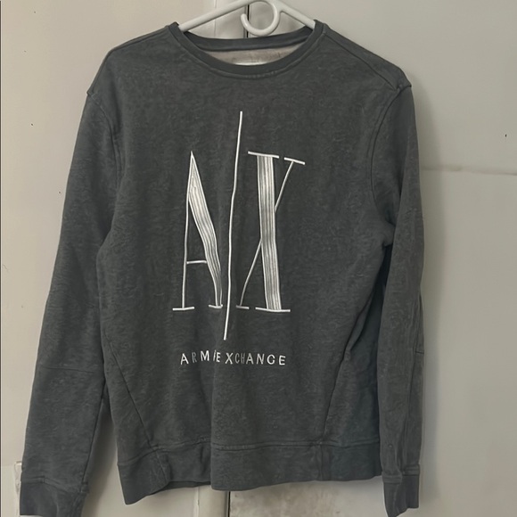 Armani Exchange Charcoal Sweatshirt - Picture 1 of 3